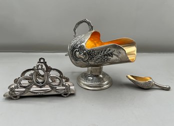 Assorted Lot Of 3 Silverplated