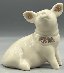 1992 Lenox China Jewels Piglet Porcelain Figurine Made In USA
