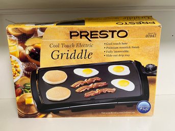 Presto Electric Griddle Model No: 07047 With Box