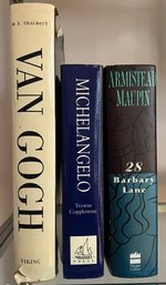 Michelangelo, Vincent Von Gogh, 28 Barbary Lane Books - 3 Piece Lot