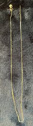 14kt Gold Necklace 16 Inches 0.85 Grams