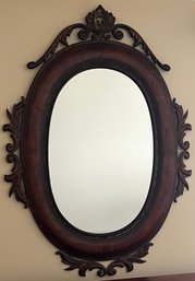 Metal Oval Mirror