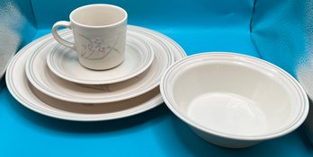 Corning Corelle Spring Pond Dinnerware -22 Pieces