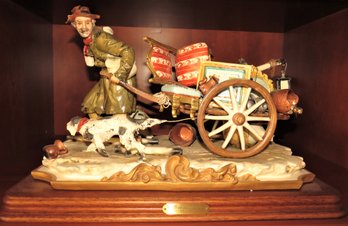Capodimonte Venere Porcelain 'the Junk Dealer, Great New Creation'  - Made In Italy