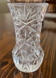 Small Cut Crystal Vase