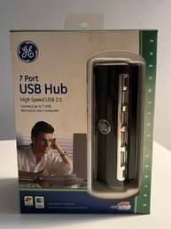 GE 7 Port USB Hub - New In Box