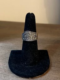 Sterling Silver Marcasite Ring .25ozt