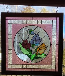 Stained Glass Hanging Window Decor