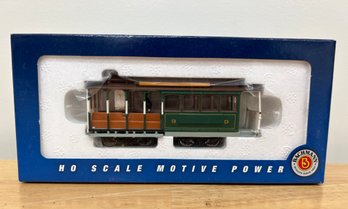 Bachmann HO Scale Motive Power Cable Car - Green Model # 60531