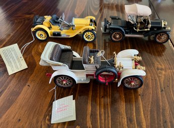 The Franklin Mint Precision Model Cars- Lot #2 3 Pieces