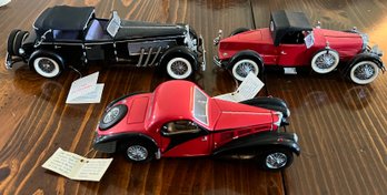 The Franklin Mint Precision Model Cars- Lot #4 (3 Pieces)