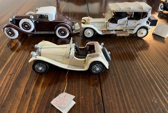 The Franklin Mint Precision Model Cars- Lot # 5 (3 Pieces)