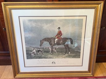 Henry Barraud Mr Charles Davis On The Traverser Print Framed