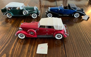 The Franklin Mint Precision Model Cars- Lot # 6 (3 Pieces)