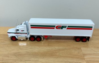 Mattel Scale Model Consolidated Freightways Ford Aeromax Tractor Trailer