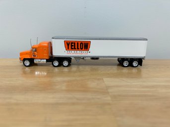 Matchbox Yellow Freight Mack Truck Scale Model