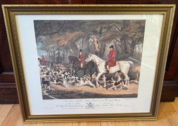 Richard Barrett Davis English Hunting Print Framed