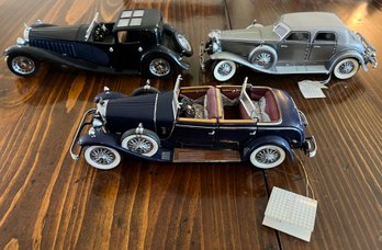 The Franklin Mint Precision Model Cars- Lot # 7 (3 Pieces)