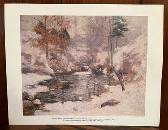 John H. Twachtman Winter Harmony Print