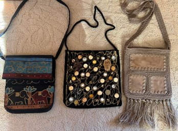 Assorted Lot Of Purses - 3 Pieces