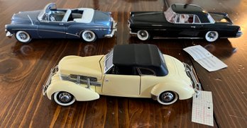 The Franklin Mint Precision Model Cars- Lot # 12 (3 Pieces)