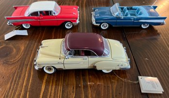 The Franklin Mint Precision Model Cars- Lot # 16 (3 Pieces)