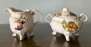 Crown Dorset Creamer & Sugar Bowl With Lid - 3 Pieces