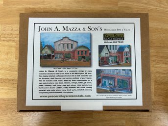 Peace Valley Scale Models 'John A. Mazza & Son's Whole Sale Pipe And Valve' Structure Kit #TSI-20