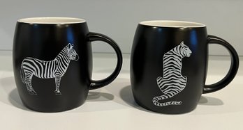 WWF Ceramic Mugs With Coasters - 4 Pieces