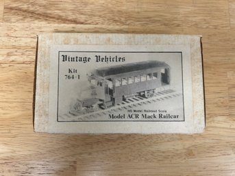 Vintage Vehicles HO Scale Mack Railcar #764-1