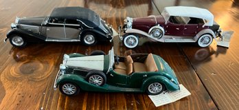 The Franklin Mint Precision Model Cars- Lot # 22 (3 Pieces)