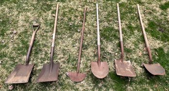 Gardening Shovels Assorted Lot Of 6 Pieces