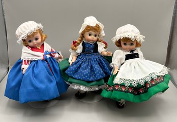 Madame Alexander Miniature Showcase Dolls, 3 Piece Lot