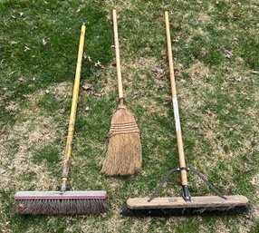 Outdoor Brooms - 3 Pieces