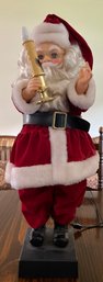 Animated Santa With Candlestick