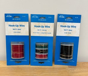 Assorted Lot Of Hook Up Wire, Lot Of 3