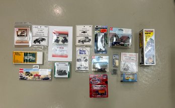 Assorted Lot Of Scale Model Cars For Model Railroads