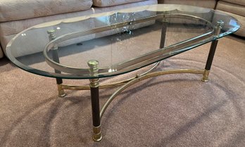 JDI Group Furniture Glass Top Coffee Table