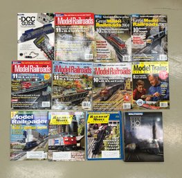 Assorted Lot Of Model Railroad Magazines, Lot Of 12