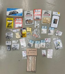 Assorted Lot Scale Model Building Accessories