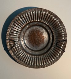 Vintage Egyptian Hammered Copper Metal Bowl