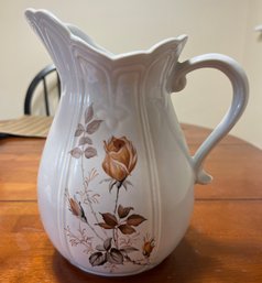 McCoy Pottery Floral Ceramic Pitcher