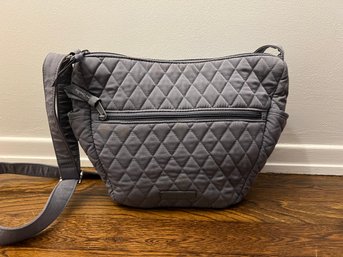 Vera Bradley Grey Quilted Purse