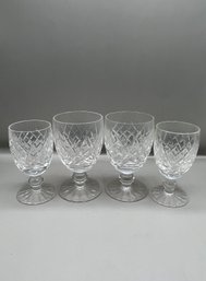 Waterford Crystal Boyne Glasses Set Of 4