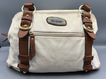 Rosetti White Leather Shoulder Bag