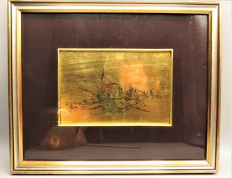 Creazione Artistica Italian 23 Kt Gold Leaf Foglia Oro Framed
