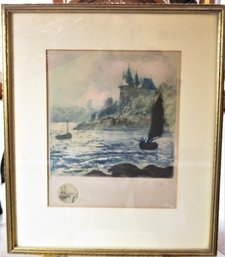 Nautical Numbered & Signed Framed Lithograph Print 6/380