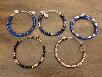 Alex And Ani Beaded Bracelets - 5 Pieces