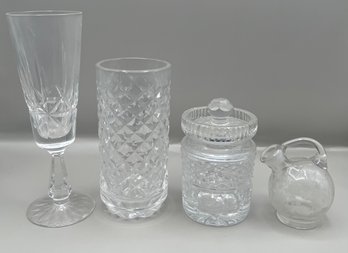 Assorted Crystal & Glass Lot Of 4