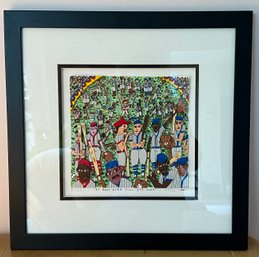 Artist Signed Rizzi 1992 'it Aint Over Till It's Over' Litho  #170/350